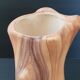 Vase céramique faux-bois 1950