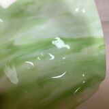 Vide poche cendrier pâte de verre verte