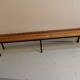 Banc d'école vintage