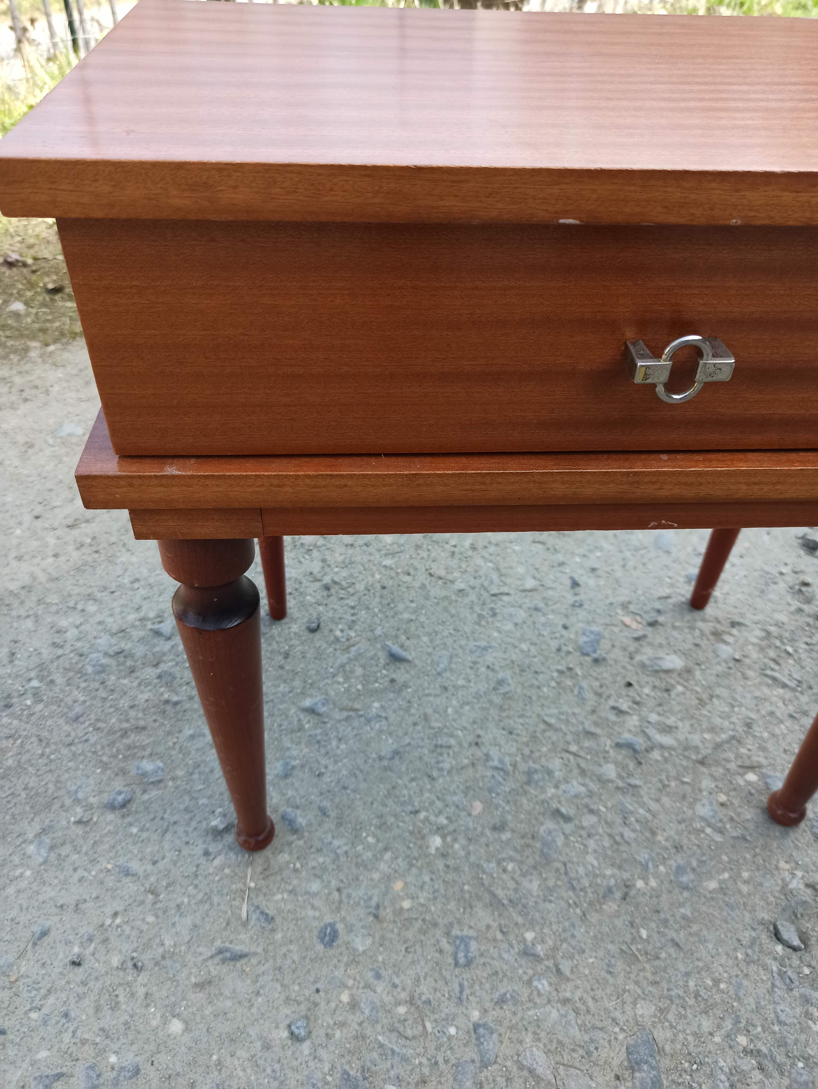 Pair of 50s Scandinavian style bedside tables