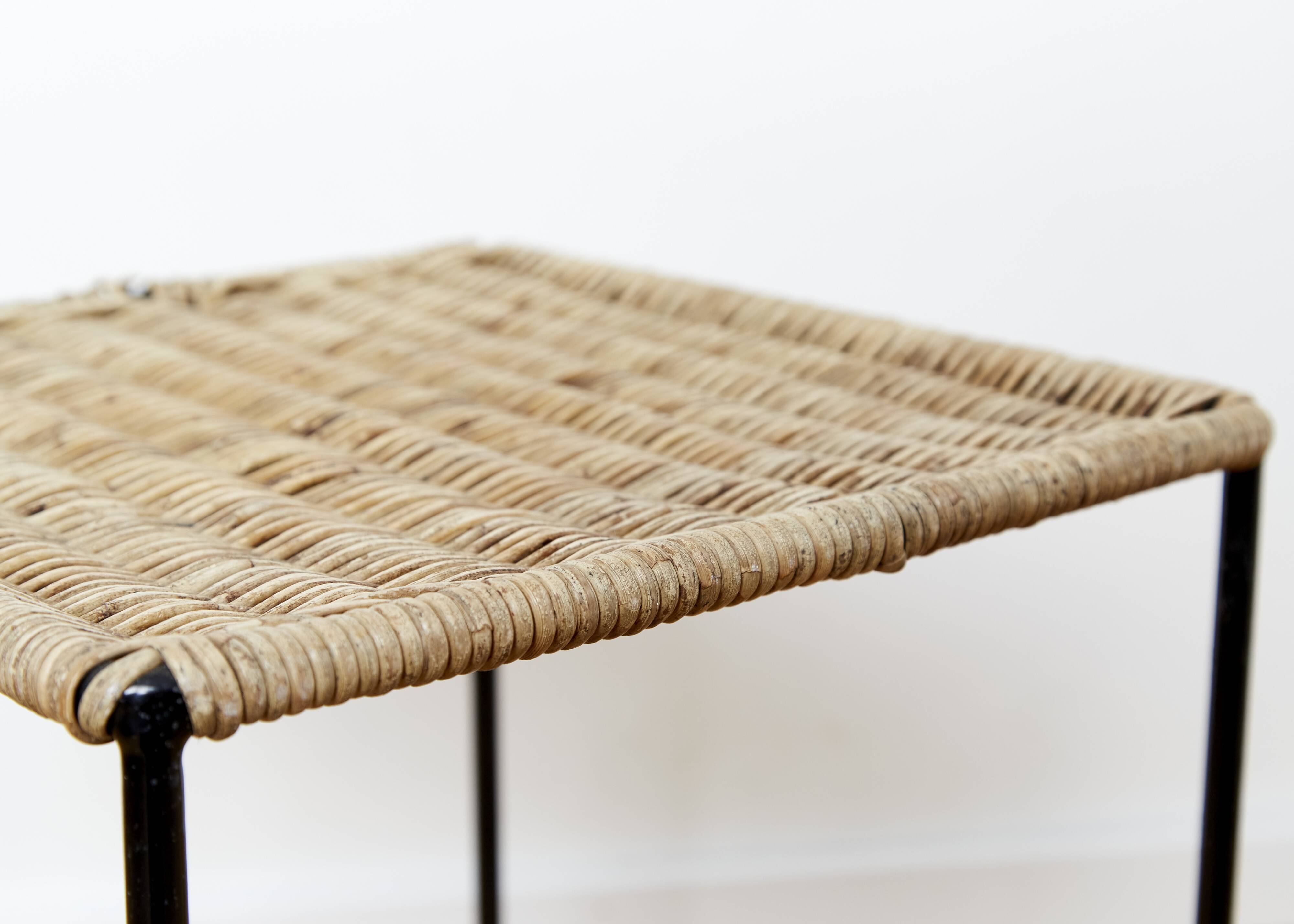 Tabouret / Porte-plante Mid-Century par Drahtwerke Erlau