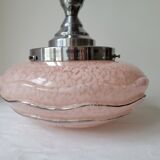 Pink Clichy glass ceiling light