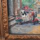 Tableau du marché aux fleurs français du milieu du siècle