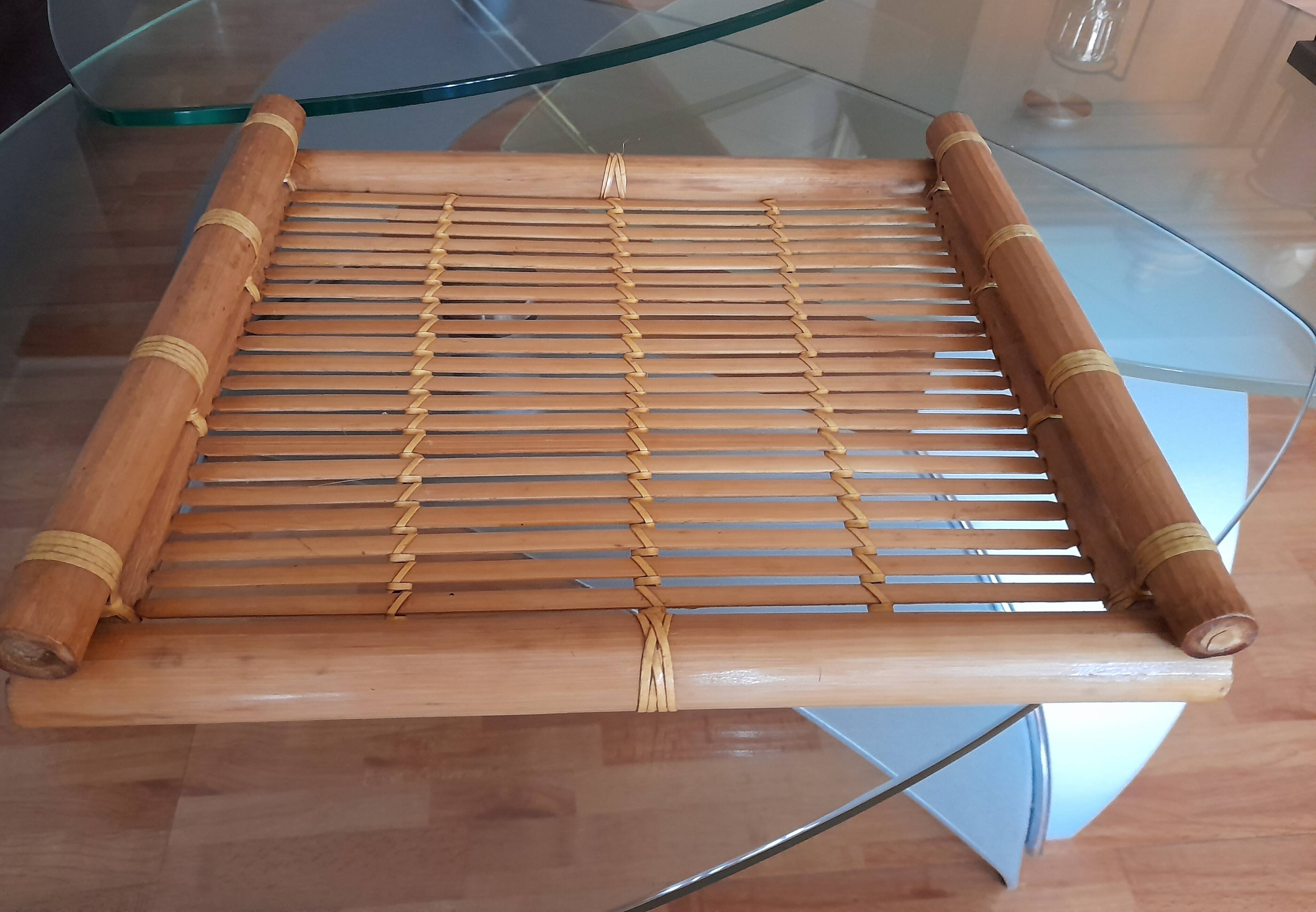 Japanese bamboo tray