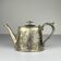 Antique silver-plated teapot from Sheffield, England, 1890-1910.