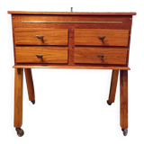 Vintage console table with 4 drawers