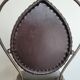 Metal and leather chair