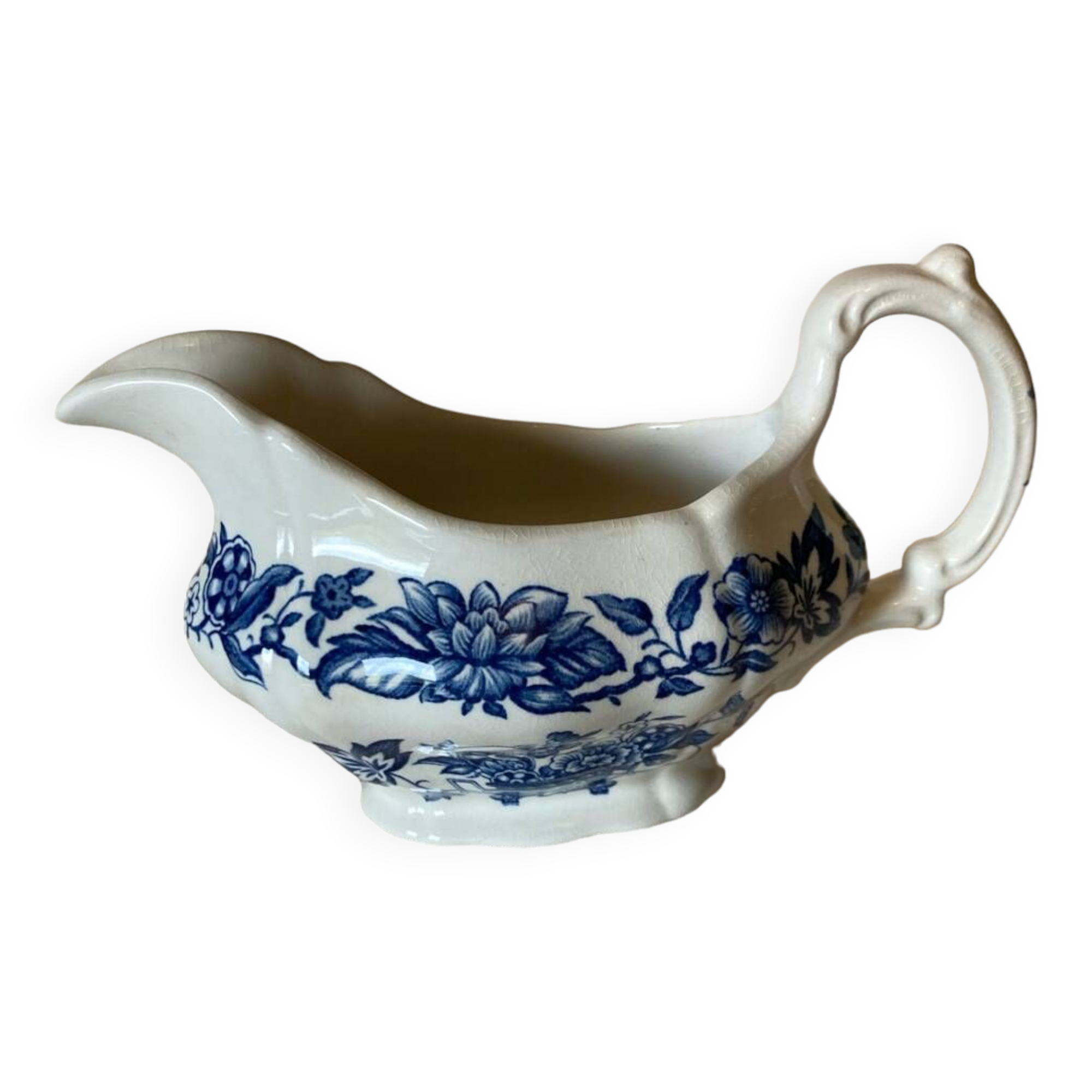 Ridgway Staffordshire England Pagoda Gravy Boat