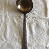 Large silver ladle