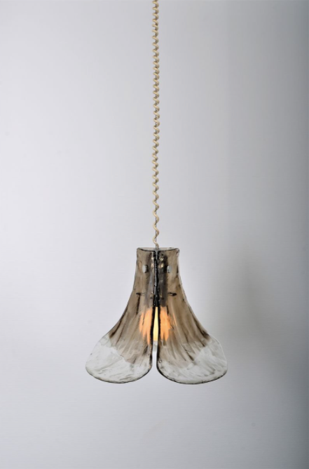 Murano glass flower lamp Kalmar Franken after a model of Nason