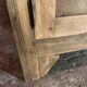 Vintage Parisian buffet made of raw wood