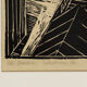 Hochbahn, B/W Linocut on Paper, 55 x 68 cm