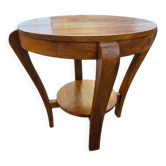 Table guéridon art déco en acajou