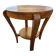 Art Deco side table in mahogany