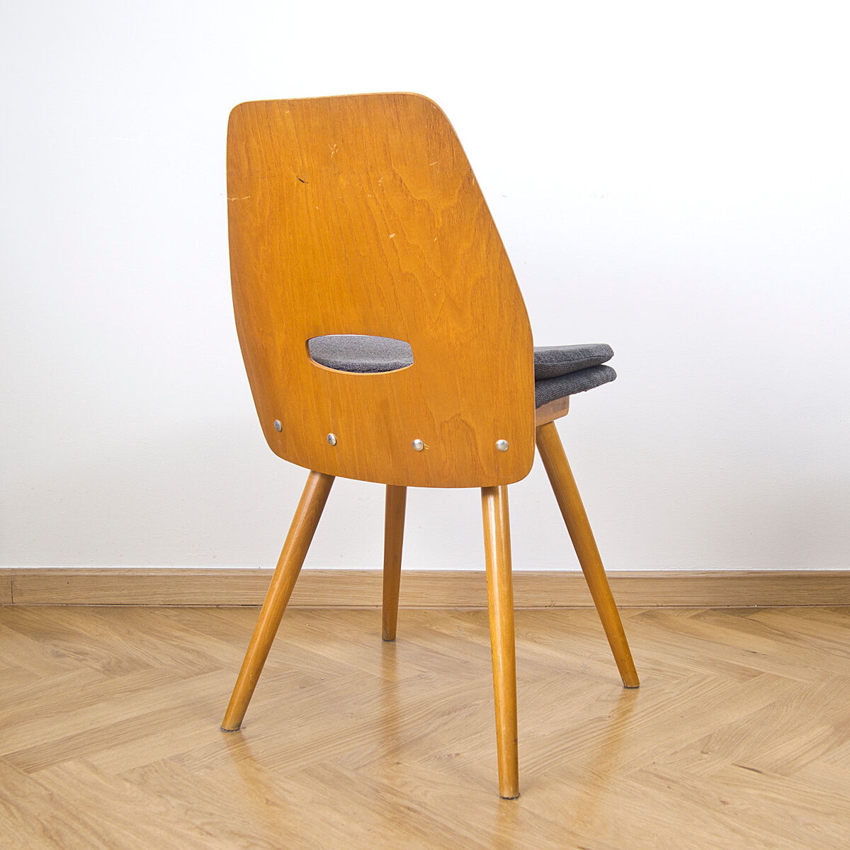 Ensemble de 4 chaises F. Jirak, années 1960