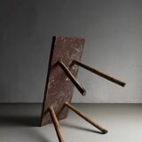 Primitive side table bench | Belgium | 1900s