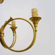 Chandelier Aux Trompes de Chasses in bronze 5 lights Louis XVI-Directoire style