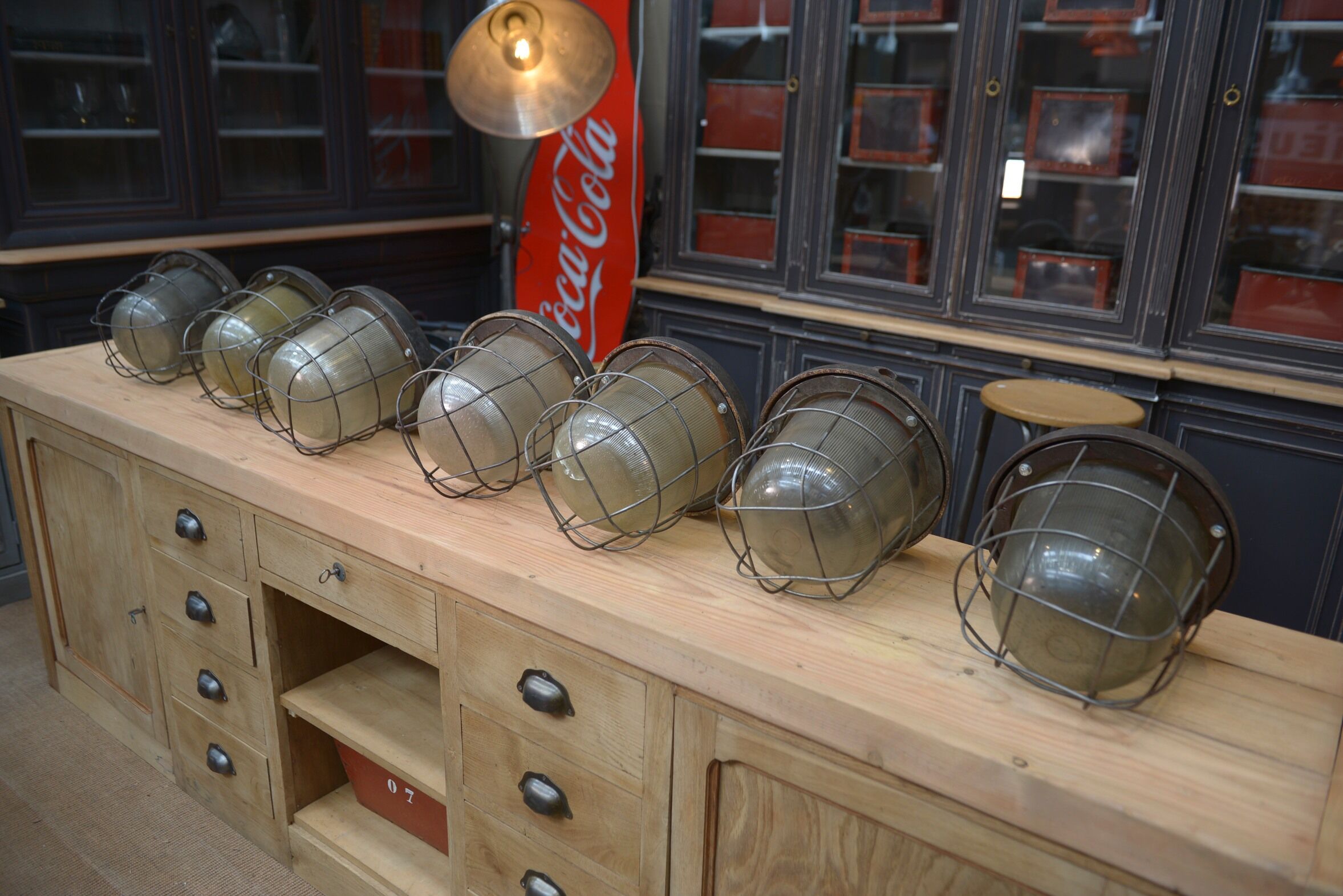 Old cast iron street lanterns 1920