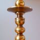 Turned brass lamp, 1960.