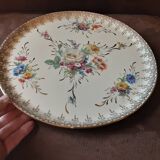 Large porcelain dish Limoges Email