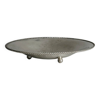 Shiny silver metal cup