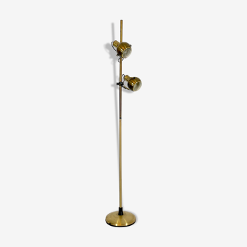 Reggiani Goffred, brass orientable floor lamp from 70s