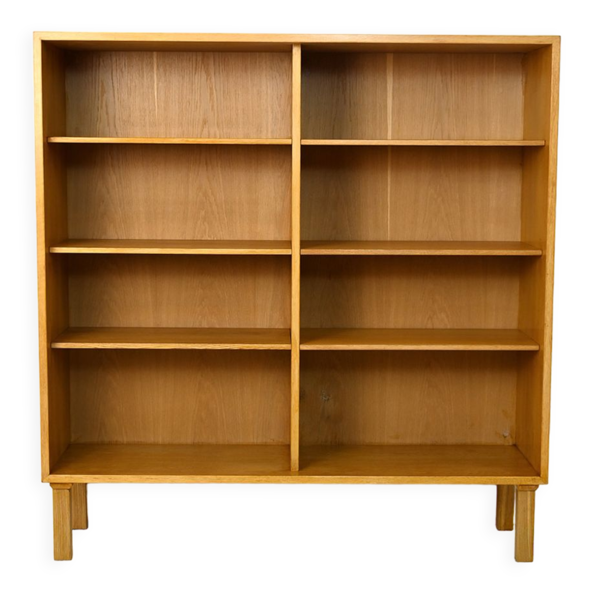 Scandinavian oak bookcase