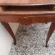 Flat desk, one-drawer table, nineteenth century carved walnut top in Louis XV style