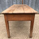 Antique cherry farmhouse table with 3 drawers