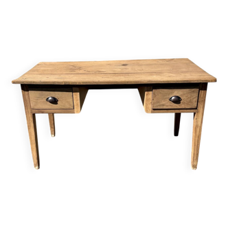 Bureau en bois brut
