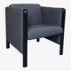 80s designer club armchair