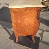 Curved 3-drawer Louis XV drawers from the 1950s