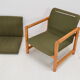 Fauteuil du milieu du siècle, Tchécoslovaquie, années 1970.