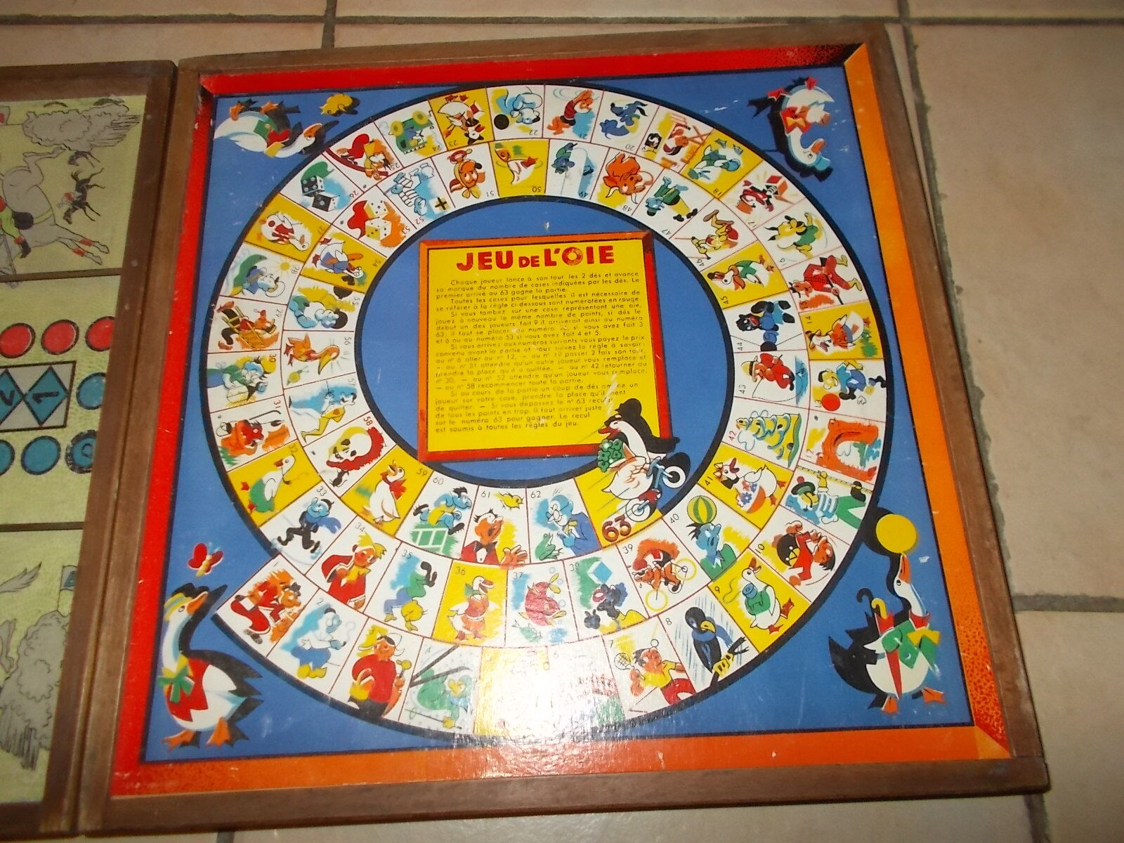 Old toy board games "jura"