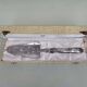 Silverplated cake knife and scoop