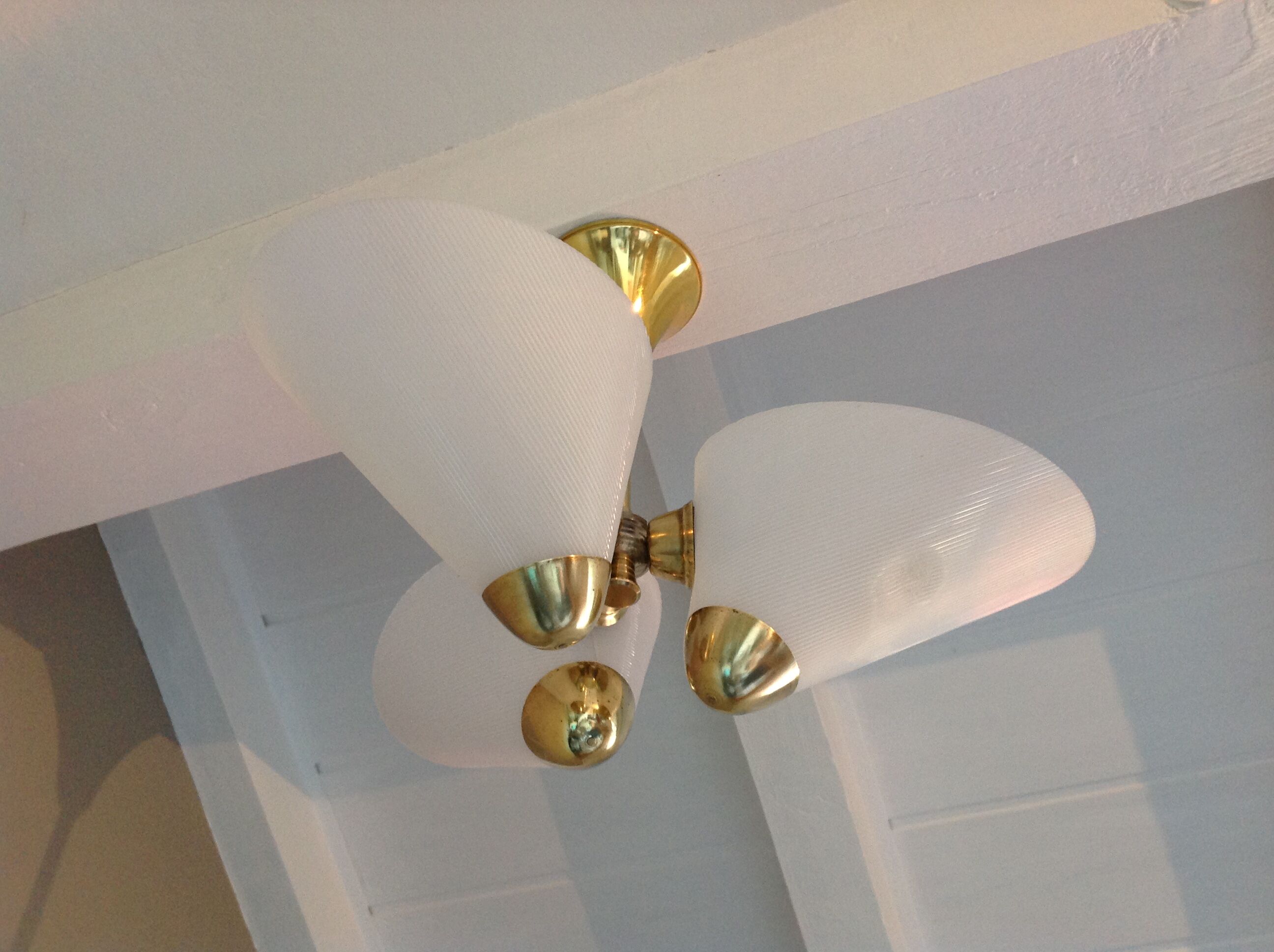 Chandelier 60s brass