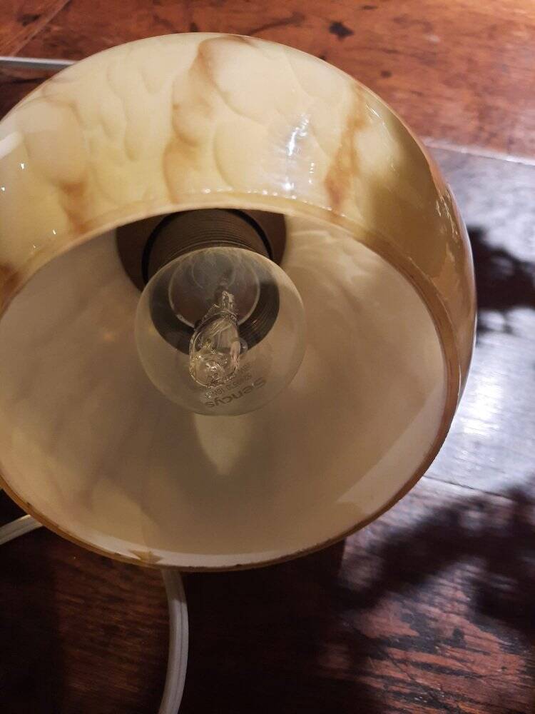 Bauhaus Brass Table Lamps, Germany, 1930s