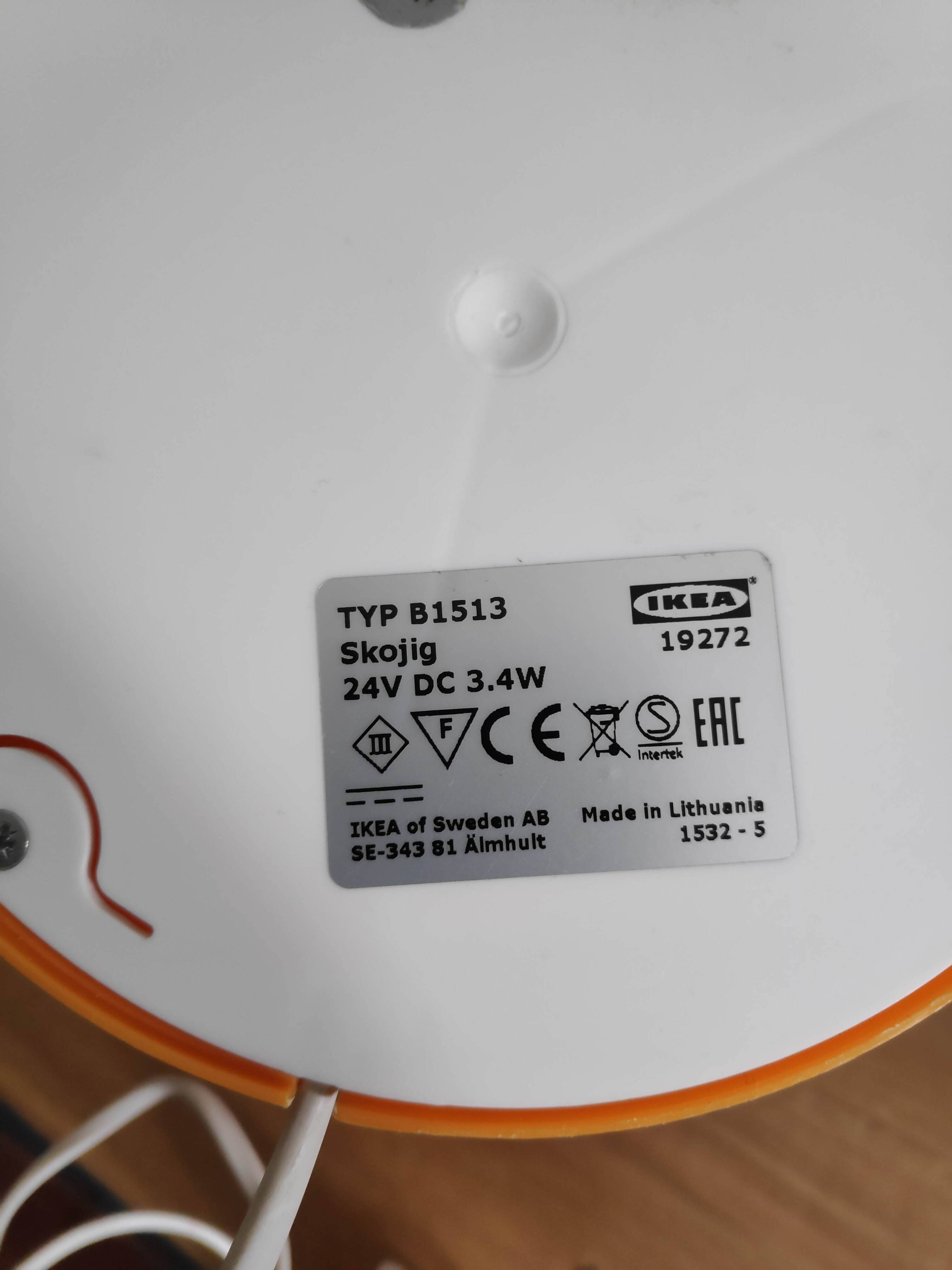 Lampe Ikea Skojig orange (L-0109)
