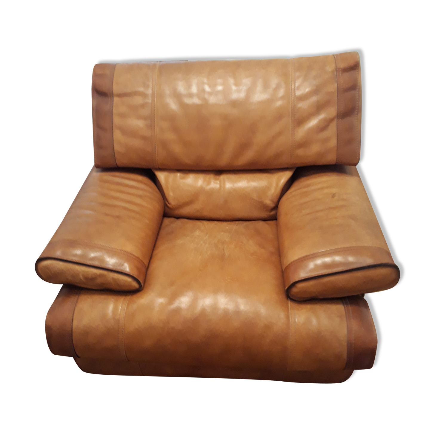 Fauteuil en cuir Roche Bobois