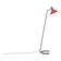 J.J.M. Hoogervorst model 8025 floor lamp Anvia The Netherlands 1957