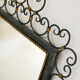 Wrought iron mirror, France circa 1950 46x67cm