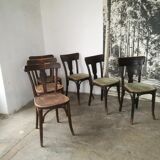 Set de 6 chaises bistrot Thonet
