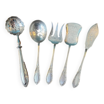 Silver-plated candy cutlery