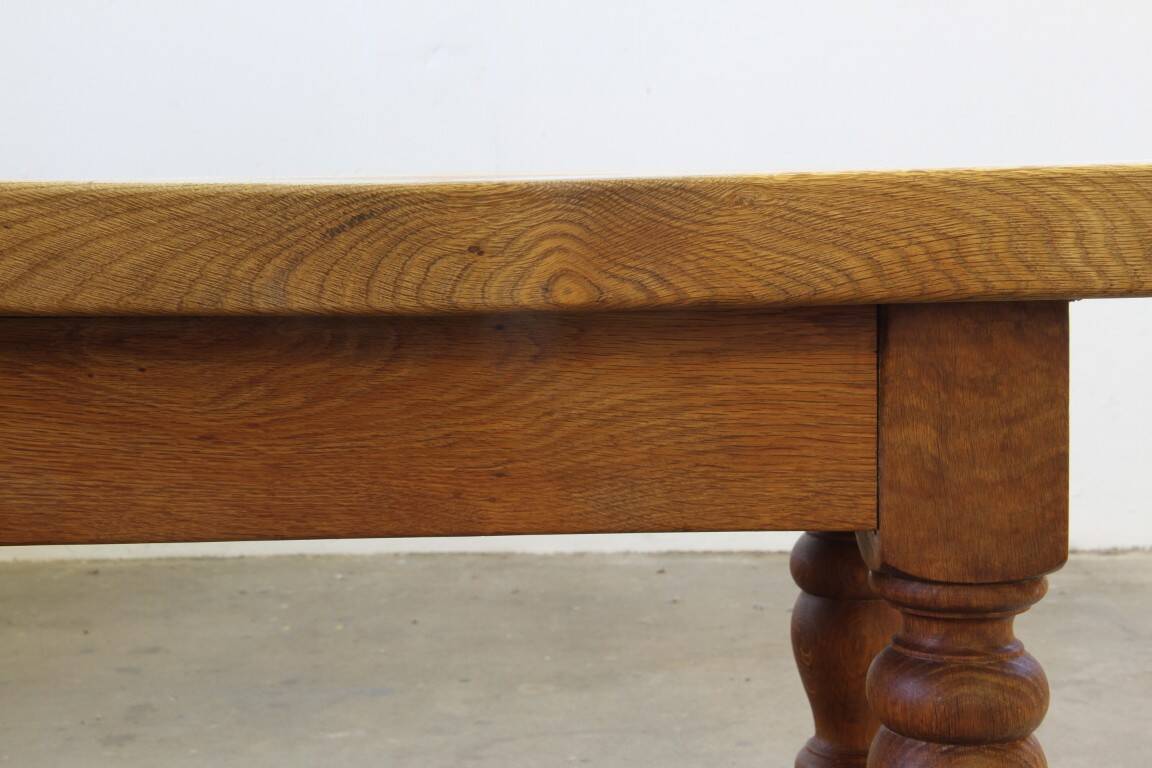 Early 20th century Danish Baroque coffee table solid oak