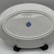 Oval dish art deco - boch freres - d1049