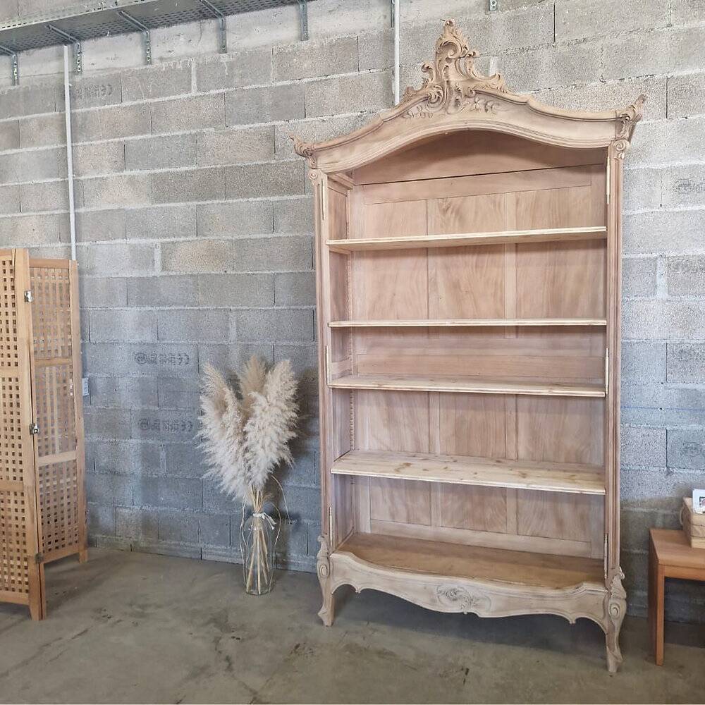 Solid cherry wardrobe – revalued Louis XV style
