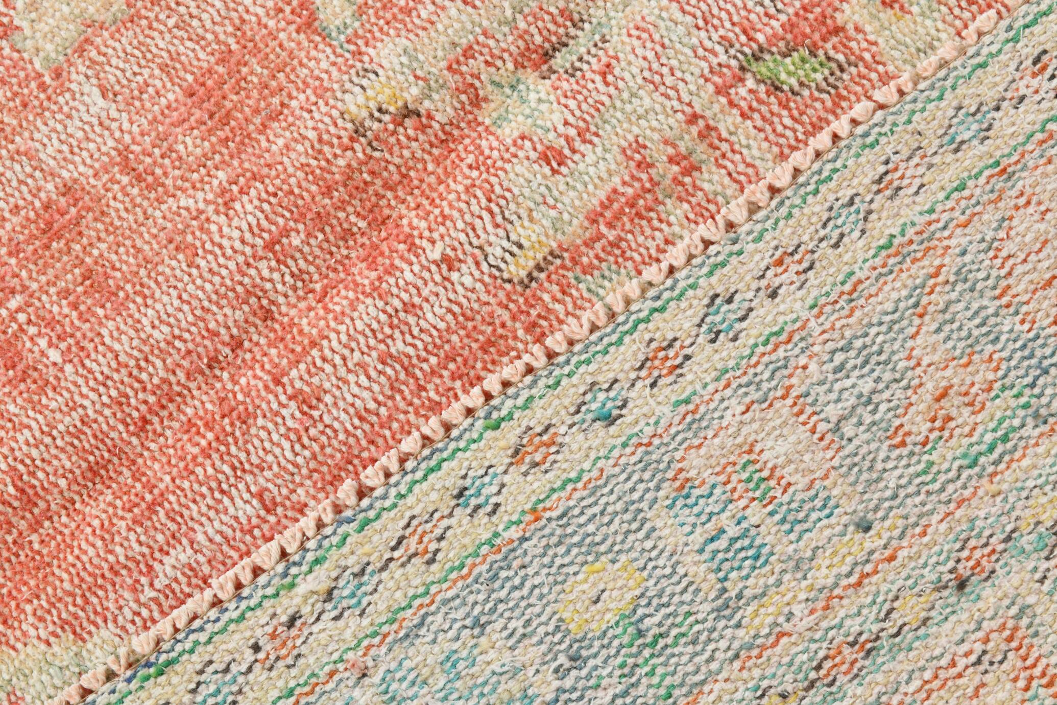 Tapis vintage 190x290cm, fait main en Turquie, pour salon