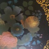 Napoleon III-style painted tole tray