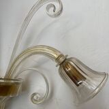 Vintage Murano glass wall lamp