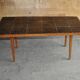 Brown rosewood coffee table with ceramic tile top - Denmark, 1960s